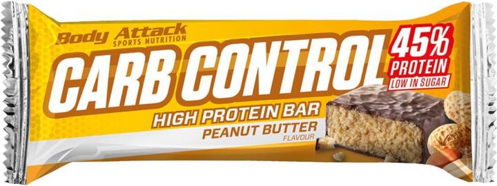 Image du produit Body Attack Carb Control (15x100g barre) (Croustillant au beurre de cacahuète, 15 pcs)