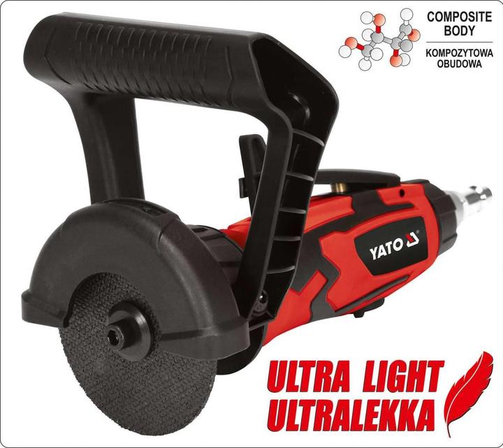 Produktbild Yato Profi Druckluft Mini-Trennschleifer 75mm | YT-09717 (Trennschleifer)
