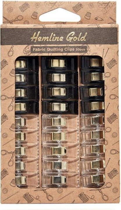 Hemline Gold Stoffclips