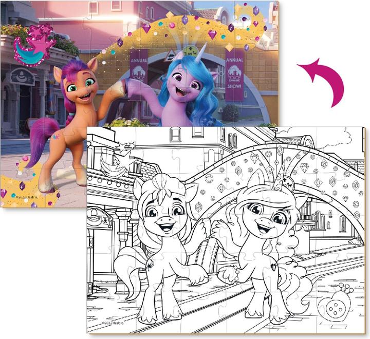 Image du produit Dodo A colorier 2en1 My Little Pony (30 pièces)