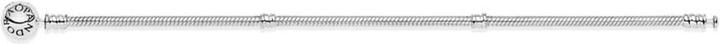 Actual product image Pandora Bracelet with heart clasp (19 cm, Silver)