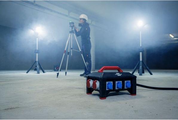 Productafbeelding Brennenstuhl Professionele stroomvoorziening op locatie BS V 5-63A FI type B (9 x, CEE, CEE 7/3)