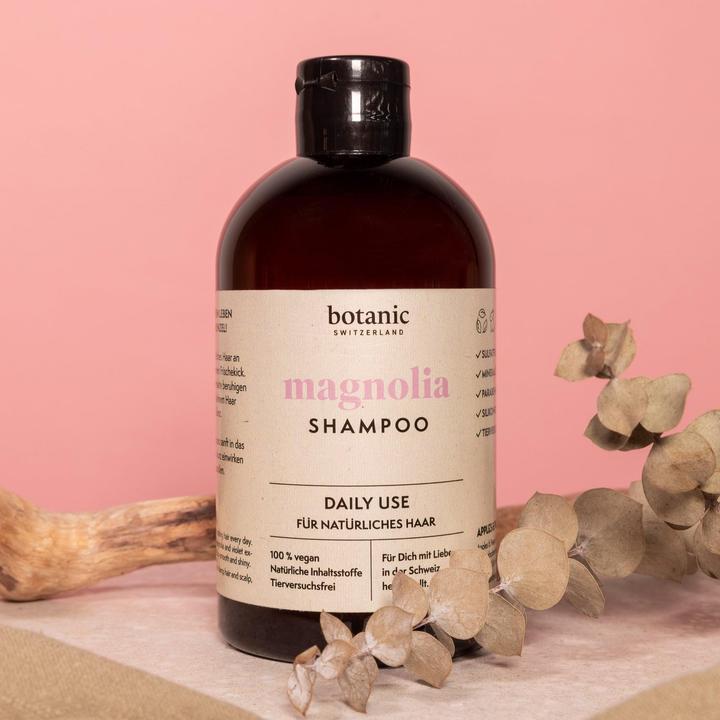 Produktbild Botanic Switzerland magnolia | Shampoo für natürliches Haar (500 ml, Flüssiges Shampoo)