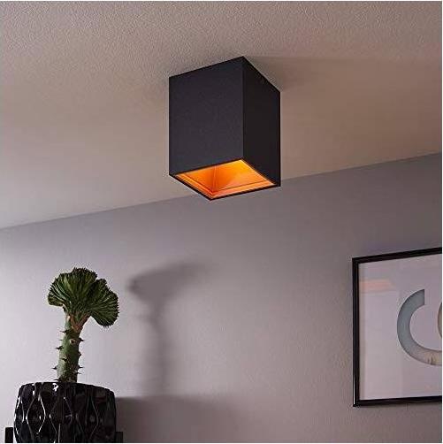 Image du produit EGLO Plafonnier POLASSO noir,cuivre (340 lm)