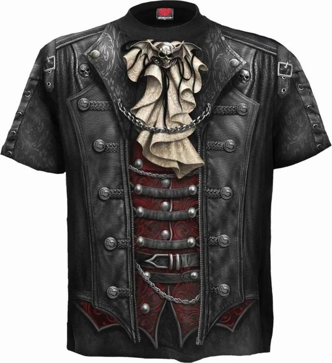 Produktbild Spiral Goth Wrap TShirt kurzärmlig (XXL)