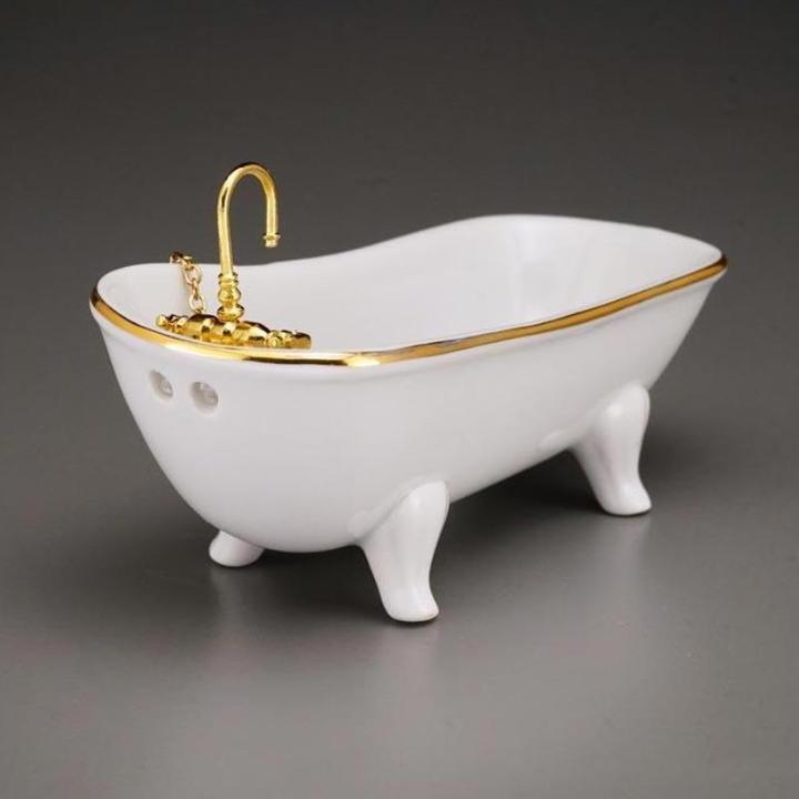 Actual product image Reutter 001.767/1 - Bathtub, White, miniature