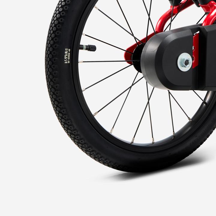 Image du produit Btwin Vélo enfant 16 pouces 4-6 ans, DISCOVER 500 rouge (16")