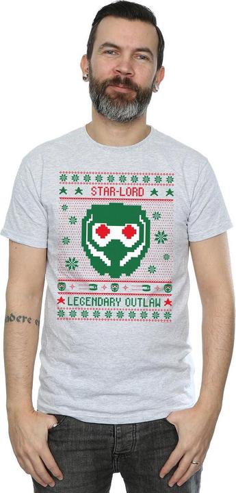 Produktbild Guardians Of The Galaxy Vol. 2 Star Lord Fair Isle TShirt (XXL)