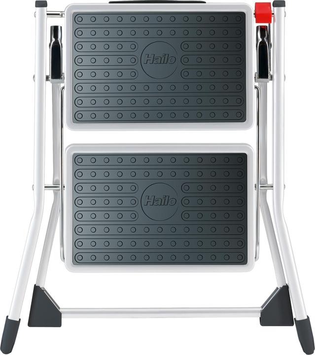 Image du produit Hailo MK60 StandardLine, escabeau en acier, 2 marches (Échelle deux plans, 50 cm)