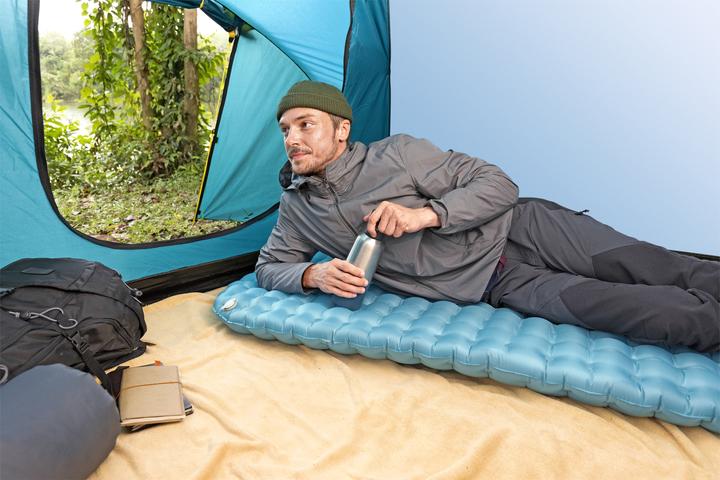 Actual product image Bestway AlpineLite™ inflatable single XL sleeping pad for mummy sleeping bags 183 x 63.5 x 7.5 cm