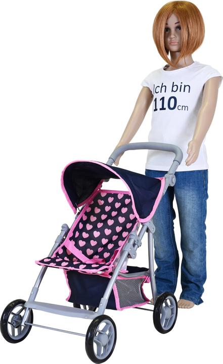 Produktbild Knorrtoys Puppenbuggy Liba - "Pink Hearts"