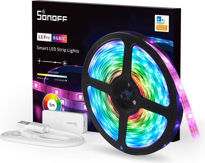 Immagine prodotto Sonoff L3 Pro (RGBIC, 500 cm, Interno, Esterno)