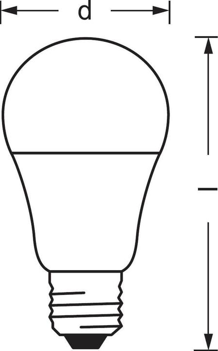Produktbild Ledvance Smart+ Wifi Classic (E27, 9 W, 806 lm, 1 x, F)