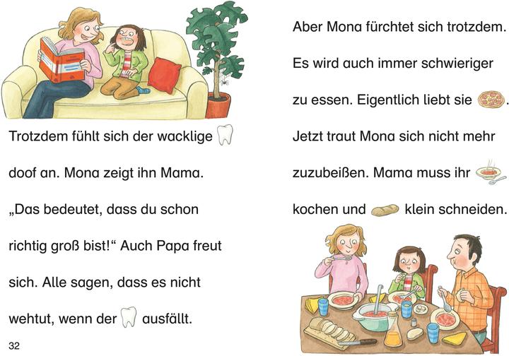 Actual product image Bildermaus - Wackelzahngeschichten (German, Annette Moser, Sandra Reckers, Loewe first readers, 2020)