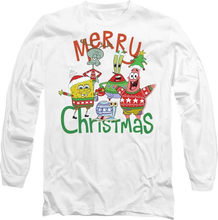 Produktbild Spongebob Squarepants Merry Christmas TShirt (M)