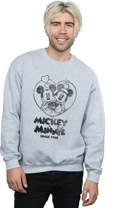 Immagine prodotto Disney Mickey And Minnie Mouse Since 1928 Felpa Uomo (XL)