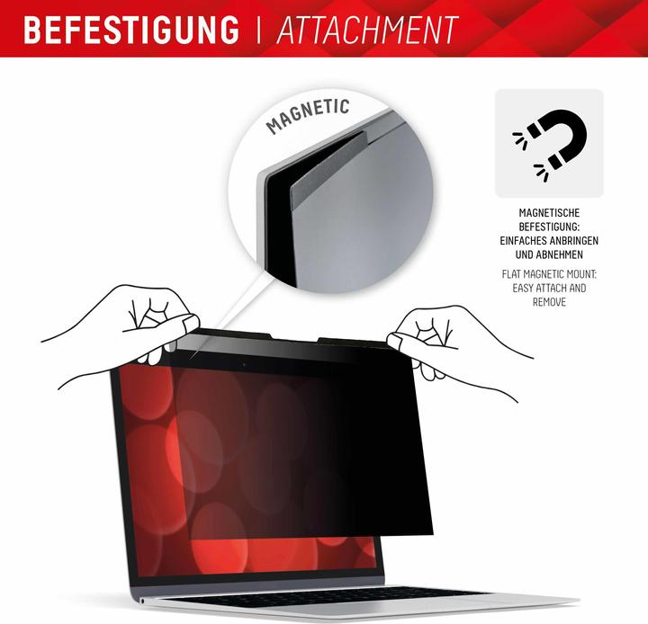 Image du produit Displex Privacy Safe, Laptop Blickschutzfilter (14.20", 16 : 9)