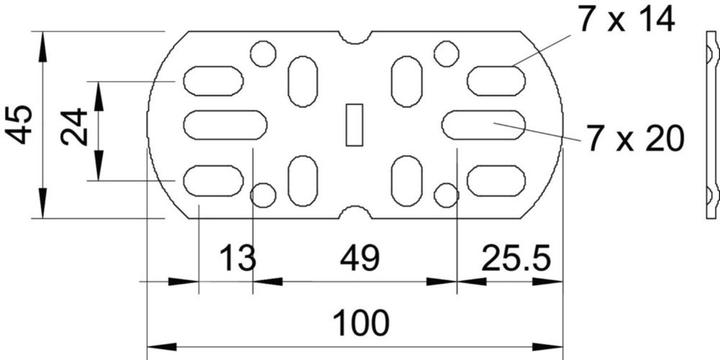 Actual product image OBO Bettermann Vertr connector for AZ trunking VF AZK VA4301