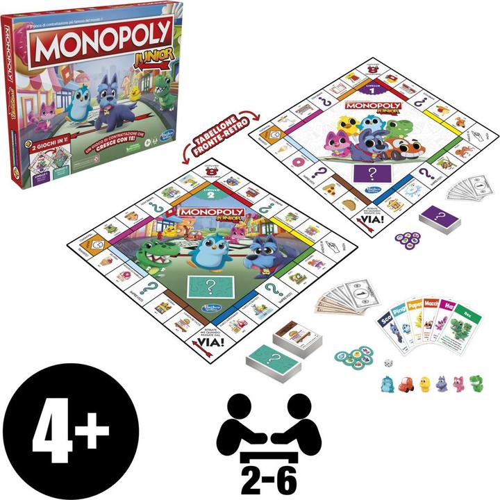 Actual product image Monopoly Junior (Italian)