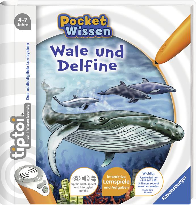 Produktbild tiptoi Wale und Delfine (Deutsch, Johanna Prinz, Katharina Wieker)