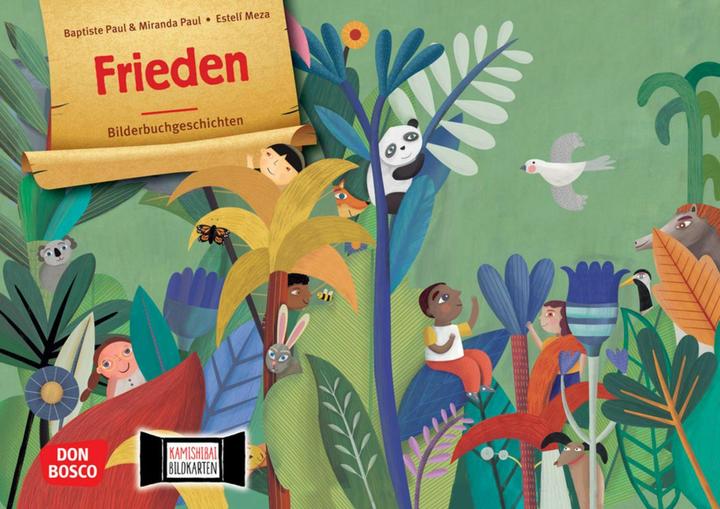 Produktbild Paul:Frieden. Kamishibai Bildkartenset (Deutsch, Baptiste Paul, Miranda Paul, Estelí Meza, 2022)