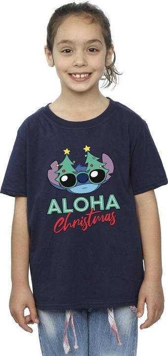 Immagine prodotto Disney Lilo And Stitch Christmas Tree Shades Maglietta Ragazze (152, 158)