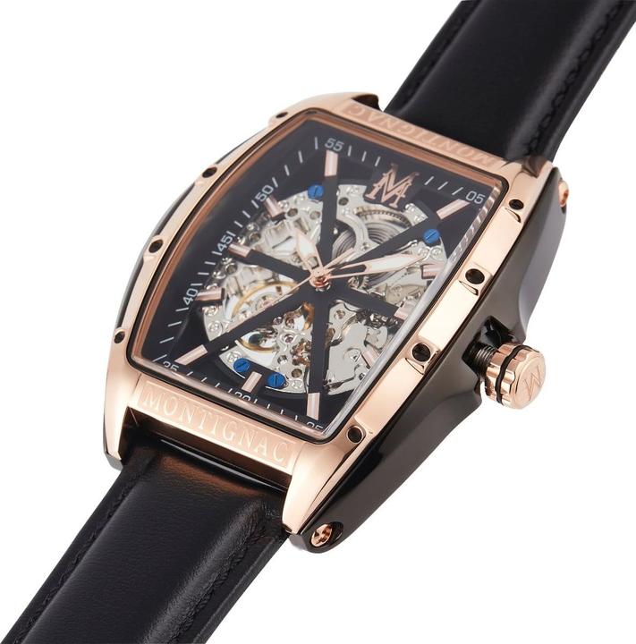 Produktbild Montignac Automatische Uhr Tonneau (Skeleton-Uhr)