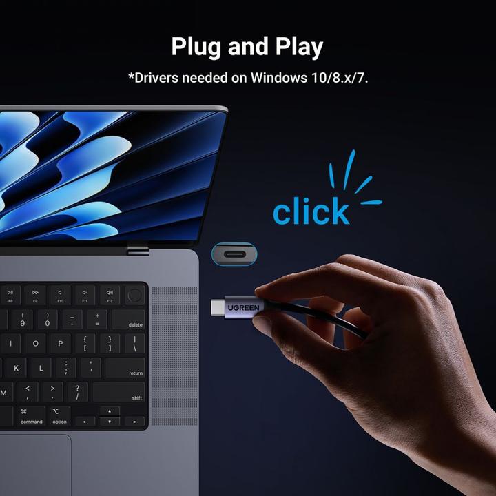 Actual product image Ugreen CM648 (USB-C, RJ45 (1x))