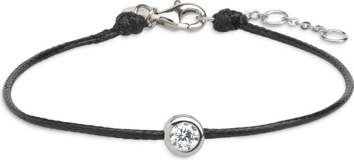 Produktbild Xenox Silver Circle Armband (18.50 cm, Silber 925, Leder)