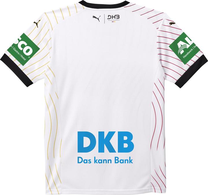 Actual product image Puma DHB Home Jersey Jr SS25 with sponsor (116)