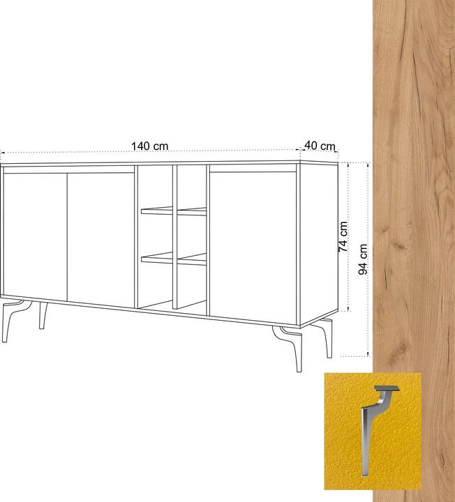 Produktbild Homitis Lexi (140 x 40 x 94 cm)
