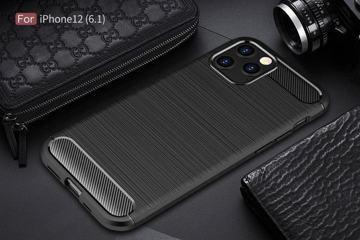 Immagine prodotto Screenguard Cassa in carbonio spazzolato (Apple iPhone 12)