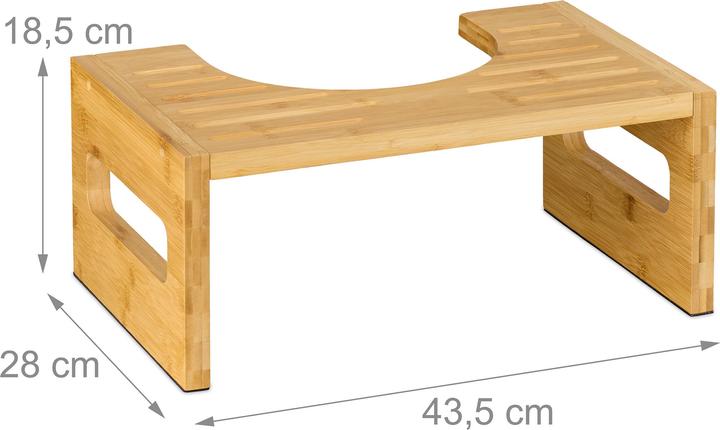 Image du produit Relaxdays Tabouret de toilette