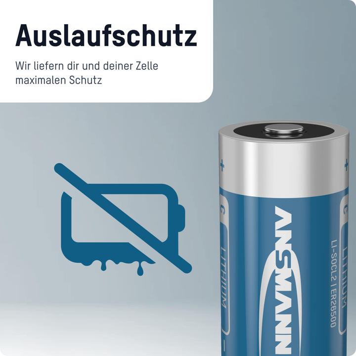 Immagine prodotto Ansmann Batteria C ER26500 3,6V Litio cloruro di tionile (1 pz.)