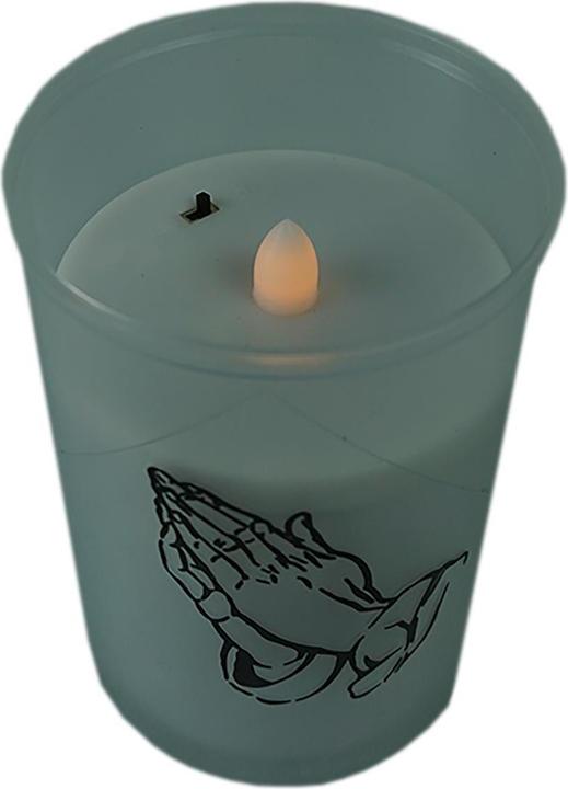 Actual product image Novaliv LED Grave Light White Permanent Flicker Effect incl. Batteries Grave Candles Cemetery Candle (4 pcs.)