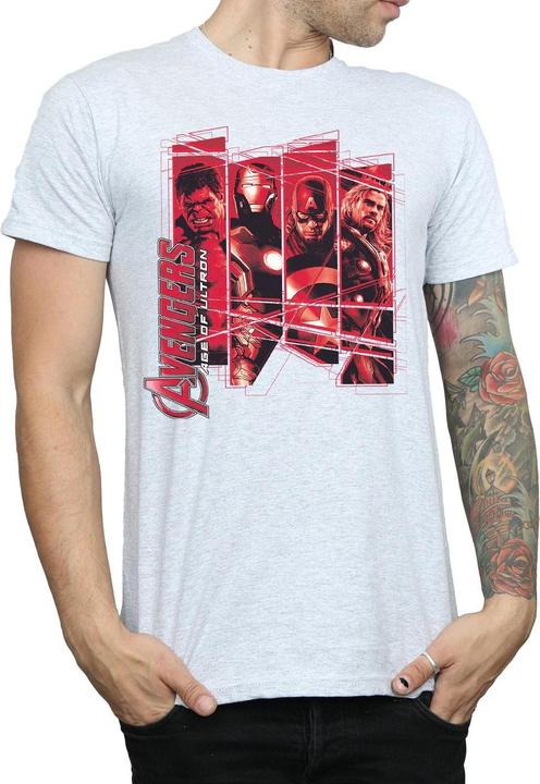 Immagine prodotto Maglietta Avengers Team Collage Uomo (XL)