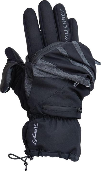 Actual product image Vallerret Photo Gloves SKADI LRS Zipper Mitt black M (M)