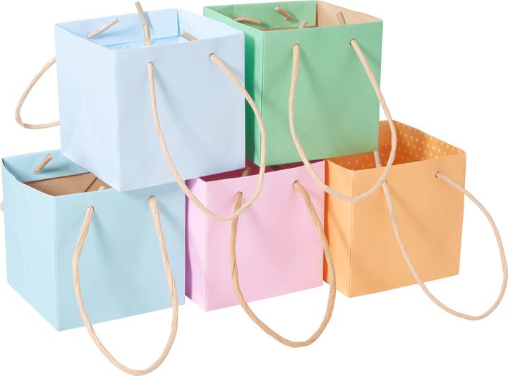 Image du produit VBS Sacs en papier "Pastel", set de 5, 8,5cm (Coffret cadeau, 5 x)