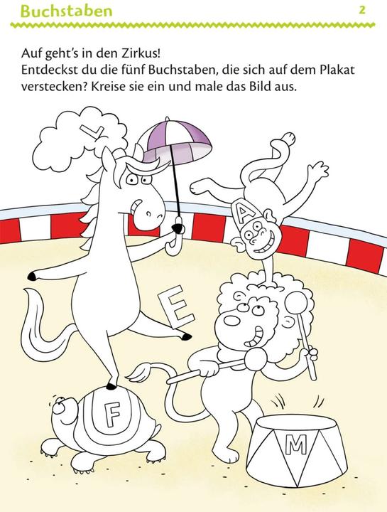 Produktbild Mein bunter Kindergarten-Block: Malspiele und Rätsel (Deutsch, Hanna Sörensen, Theresia Koppers, 2021)