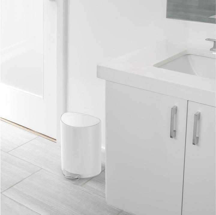 Actual product image Simplehuman Half-round pedal bin (6 l)