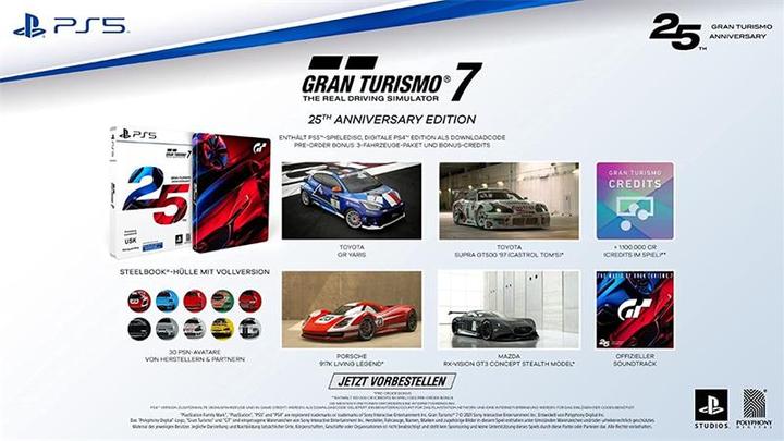 Produktbild Sony Gran Turismo 7 - 25th Anniversary Edition (PS5, DE)