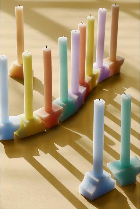 Image du produit Broste Copenhagen Figure candles Pilas - Light Purple