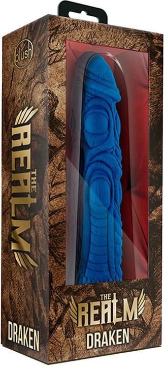 Produktbild Blush The Realm Draken Lock On Dildo Blue