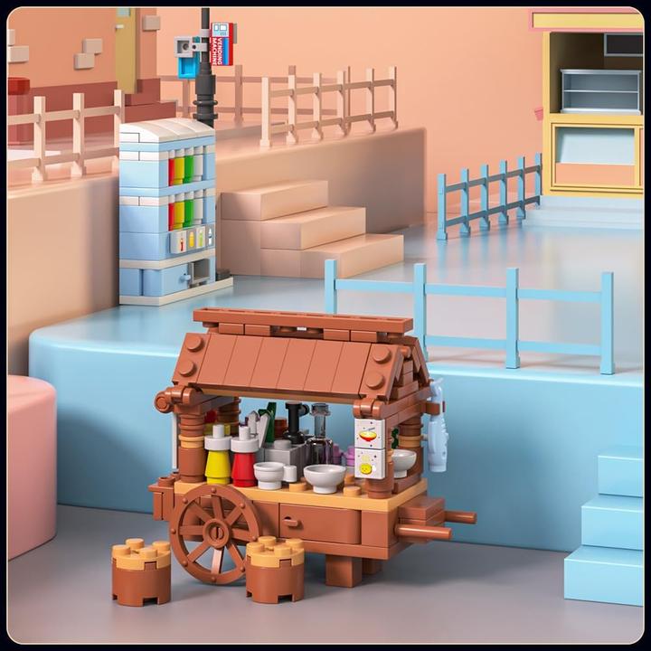 Produktbild Mould King Ramen-Stand & Verkaufsautomat