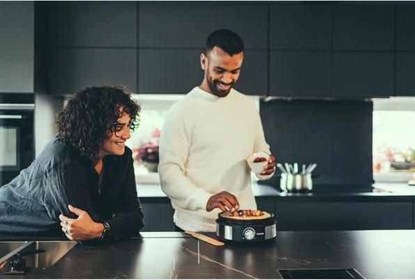 Actual product image Severin FO2471 stainless steel, black (Chinoise Fondue, Fondue Bourguignonne, Chocolate fondue, Cheese fondue)