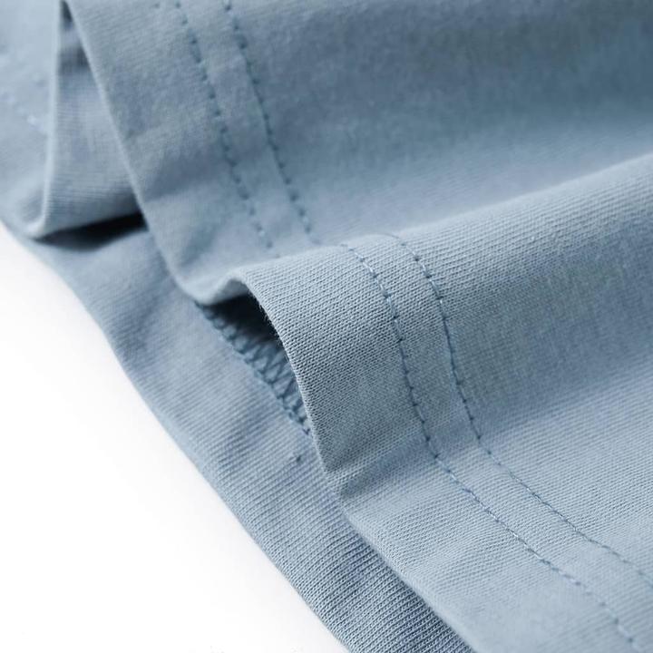 Immagine prodotto VidaXL Camicia a maniche lunghe da bambino azzurro 92,Materiale: 100 (92)