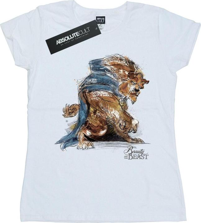 Produktbild Disney Beauty And The Beast Beast Sketch TShirt (L)