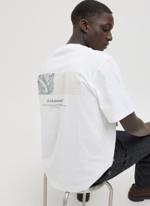 Actual product image Jack & Jones Jorsplit Back Tee Ss Crew Neck Ln (M)