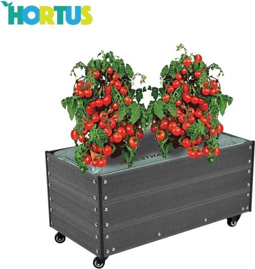 Actual product image NSH Nordic Capillary cover incl. wheels WPC 36 x 50 x 90 cm