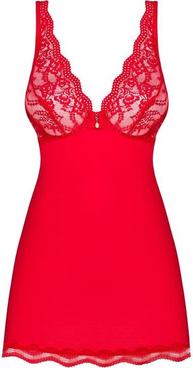Image du produit Obsessive Luvae Babydoll & Thong Rouge S/M (S/M)